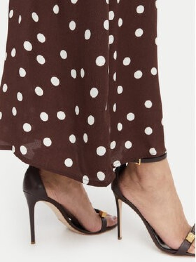 Vero Moda Sukienka letnia Elisa 10350647 Brązowy ciemny Regular Fit