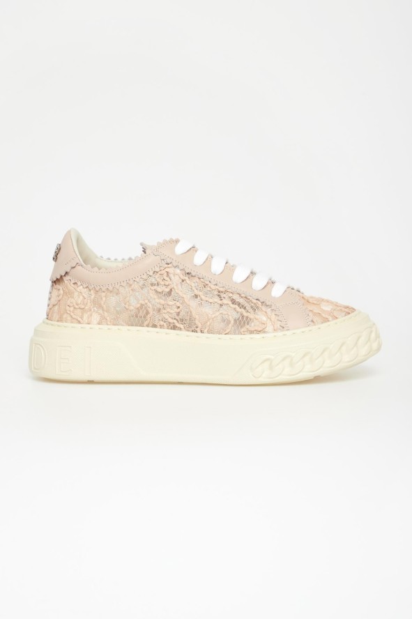 Sneakersy damskie skórzane CASADEI