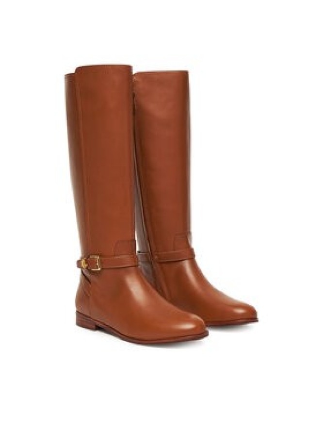 LAUREN RALPH LAUREN Oficerki Brooke Tll 2 Bo Tal 802974383001 Brązowy