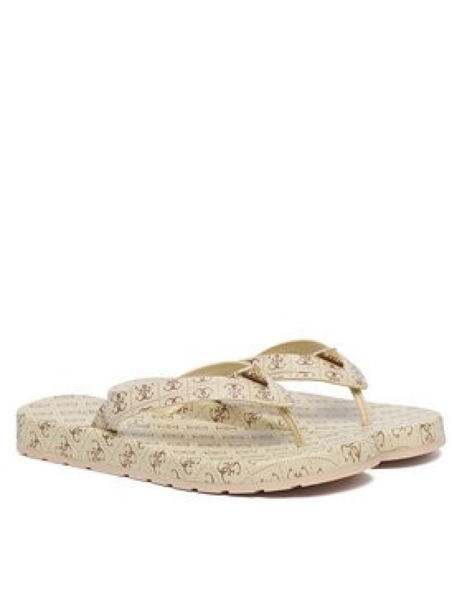 Guess Japonki FLJCNY FAL24 Kremowy