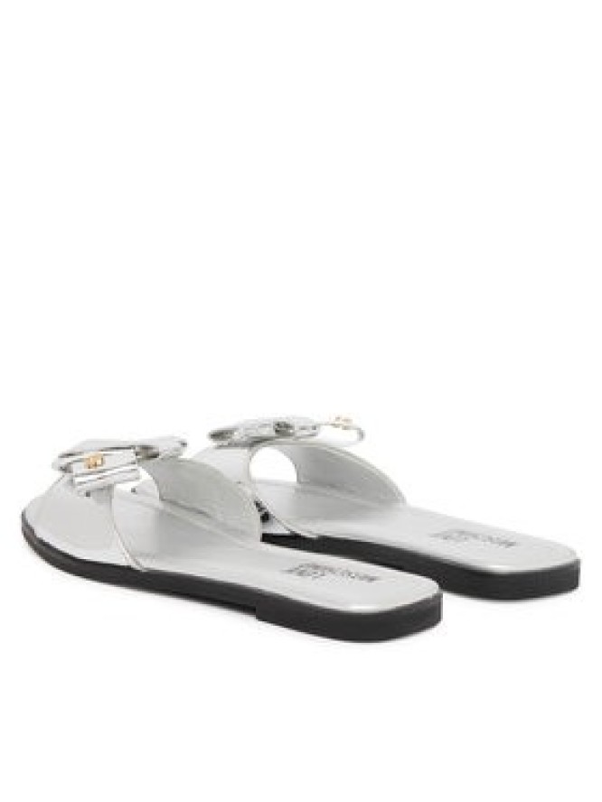 LOVE MOSCHINO Klapki JA28142G0OJE090B Srebrny