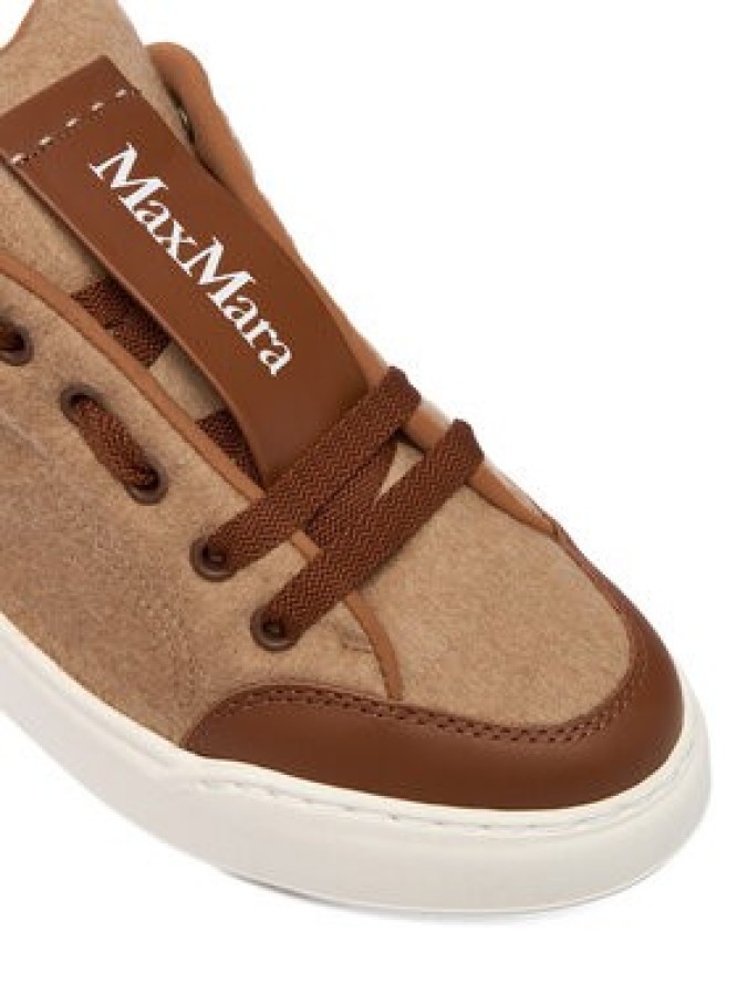 Max Mara Sneakersy Maxiwk 2524766012650 Brązowy