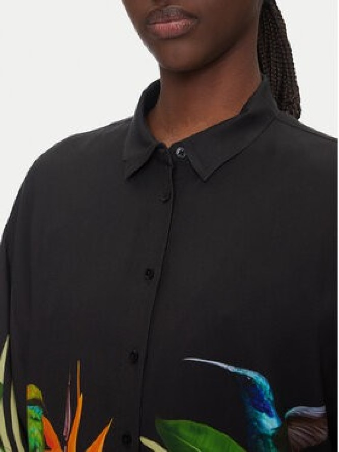 Desigual Koszula Artemisa 25SWCW39 Czarny Regular Fit