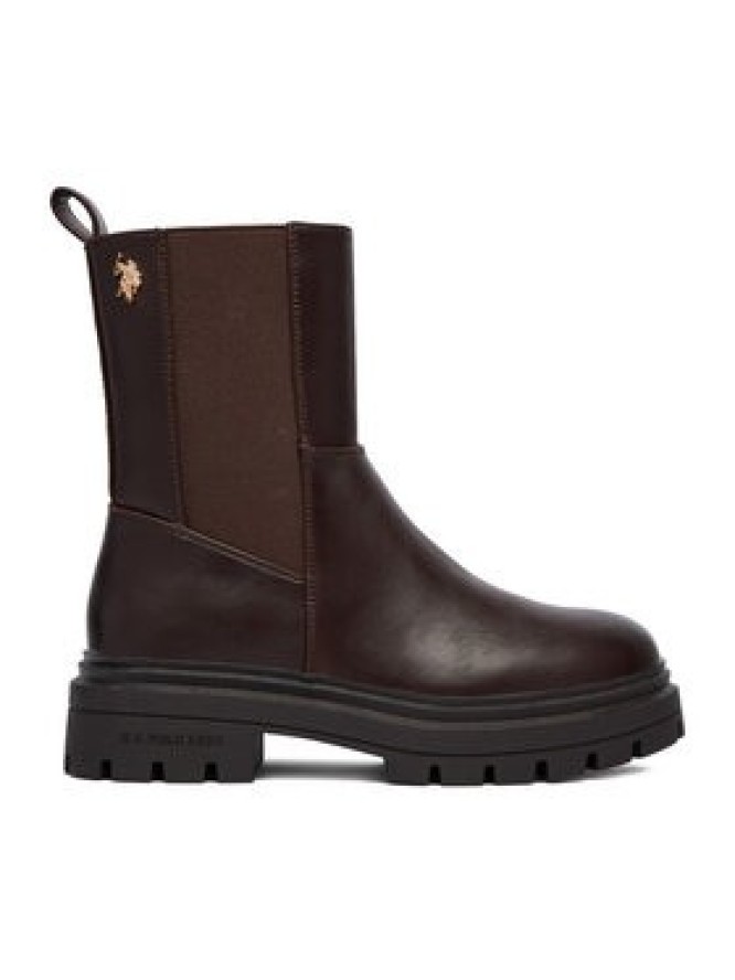 U.S. Polo Assn. Botki EO-SVETA003W/GYE1 Brązowy