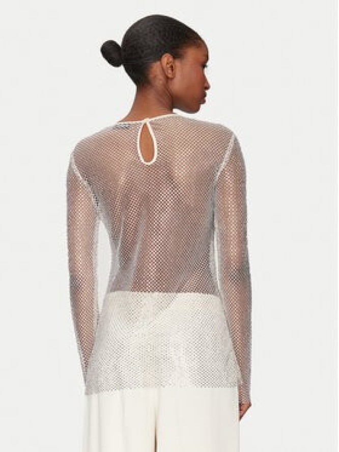 Marella Bluzka Rino 2513941011 Biały Slim Fit