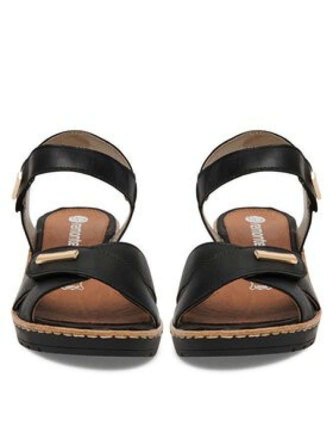 Remonte Sandały R6266-00 Czarny