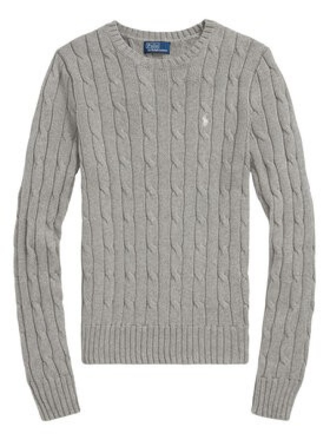 Polo Ralph Lauren Sweter Julianna 211943903001 Szary Regular Fit