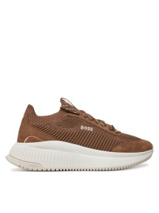 BOSS Sneakersy Ttnmevo Slon Lowkn 50536413 Brązowy