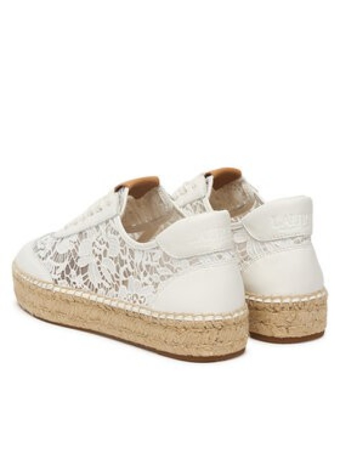 LAUREN RALPH LAUREN Espadryle 802P10496001 Biały