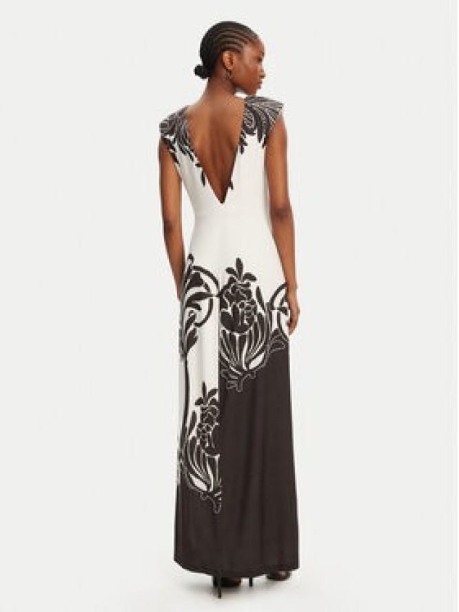 ACCESS FASHION Sukienka wieczorowa 53-3311-052 Biały Slim Fit