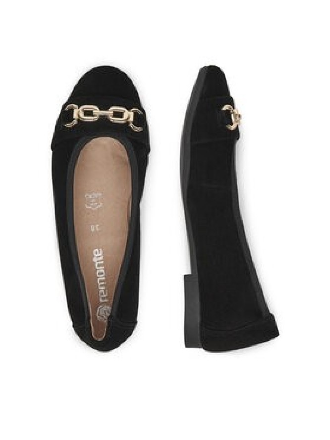 Remonte Baleriny D0K10-02 Czarny