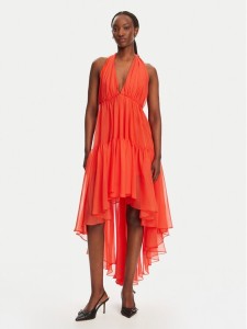 Bardot Sukienka koktajlowa Leona 59861DB Koralowy Regular Fit