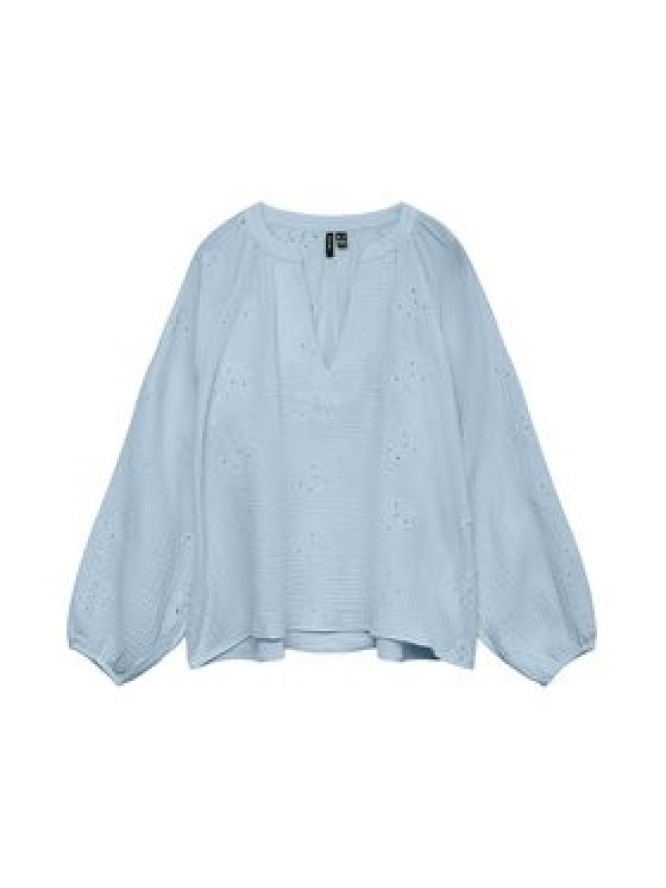 Vero Moda Bluzka Natali 10342739 Niebieski jasny Regular Fit