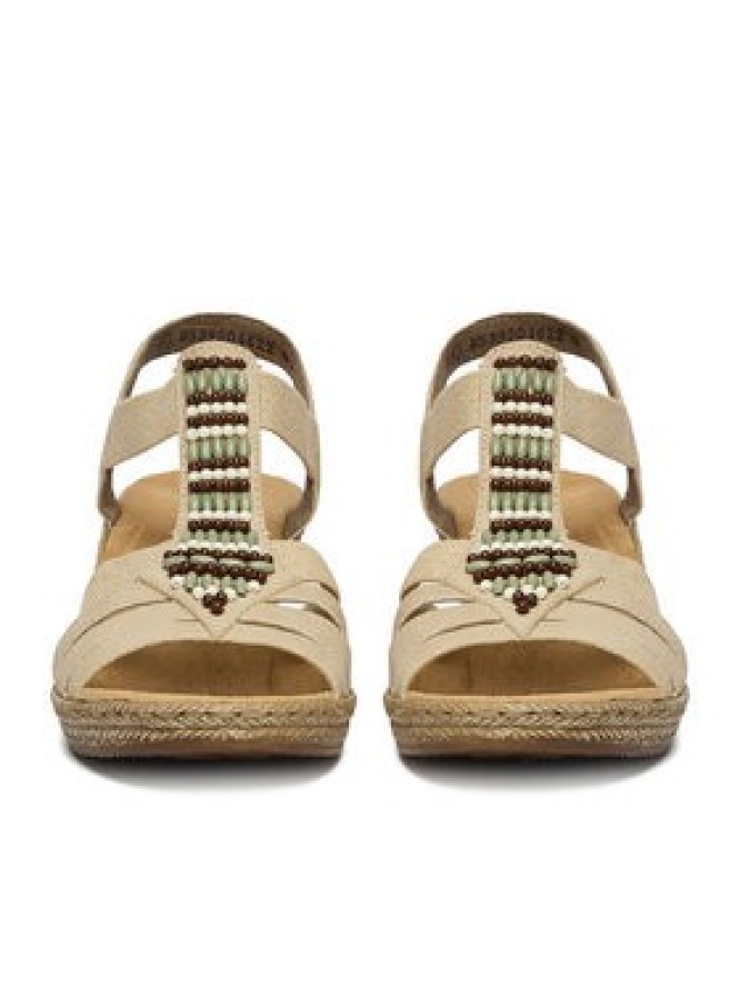 Rieker Sandały CEO-V2451-62 Beżowy