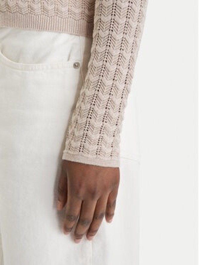 Guess Kardigan W6GR07 Z0588 Beżowy Regular Fit