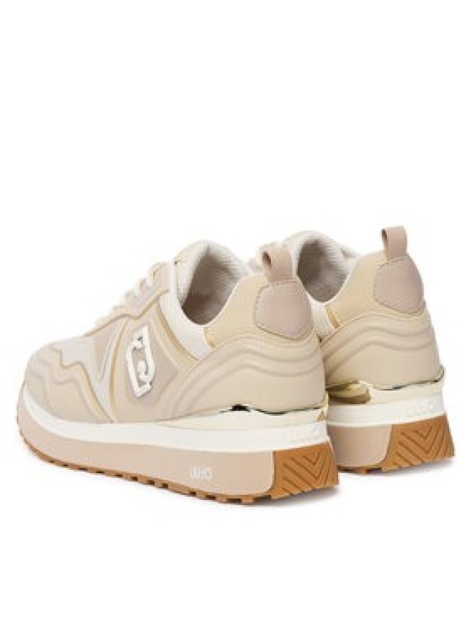 Liu Jo Sneakersy Maxi Wonder Tech 01 BA6021 TX519 Beżowy