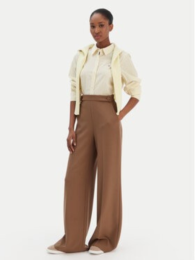 Tommy Hilfiger Koszula Ess WW0WW47169 Żółty Regular Fit