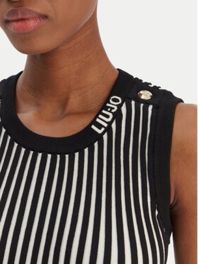 Liu Jo Sport Sweter TA6064 MS55N Czarny Regular Fit