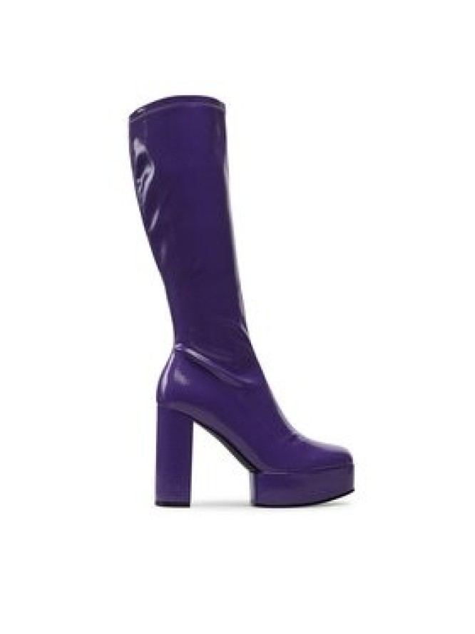 Jenny Fairy Kozaki GLOSSY-02KW Fioletowy