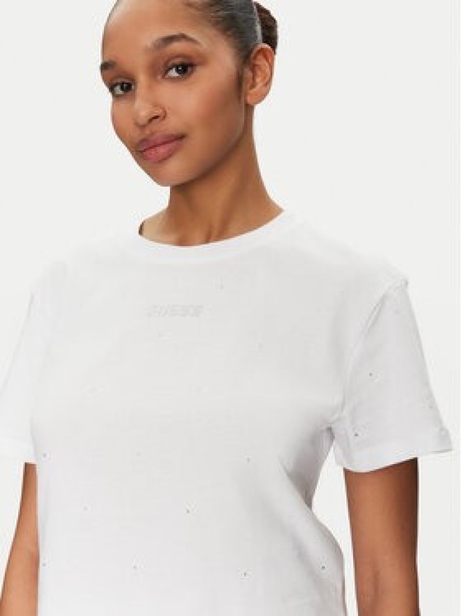 Guess T-Shirt V5GI00 I3Z14 Biały Boxy Fit