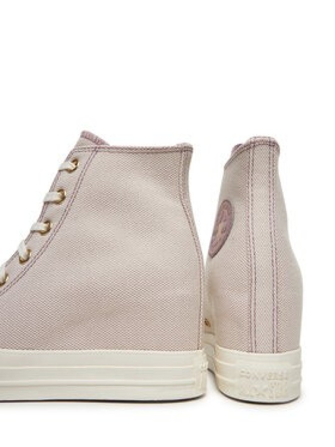 Converse Trampki Chuck Taylor All Star Wedge Platform Gold A12763C Różowy