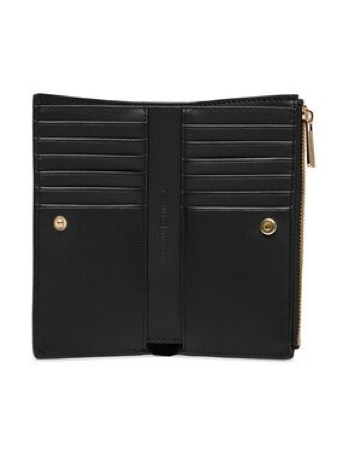 Tommy Hilfiger Portfel Th Icon Long Bifold Mono AW0AW18989 Czarny