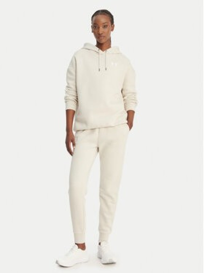 Under Armour Spodnie dresowe UA Icon Fleece 6001537 Beżowy Slim Fit