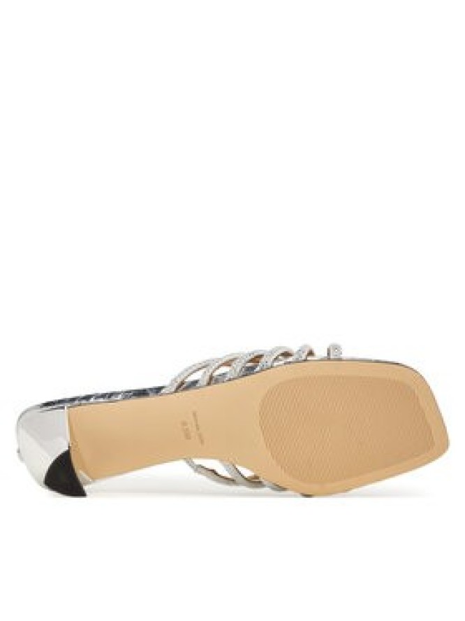 MICHAEL Michael Kors Klapki Haisley 40T5HSMS2S Srebrny