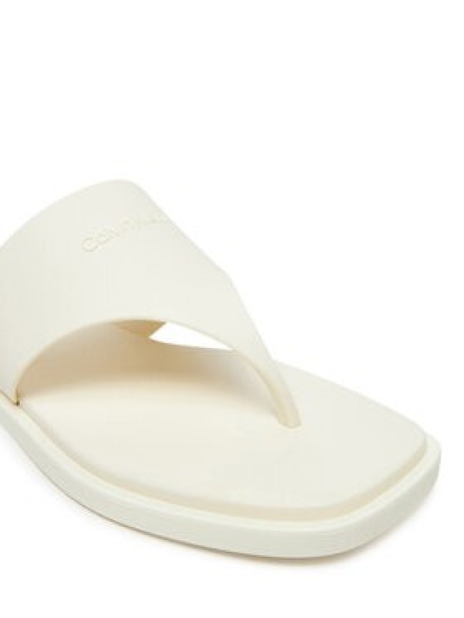 Calvin Klein Japonki Toepost Tpu Slide HW0HW02836 Écru