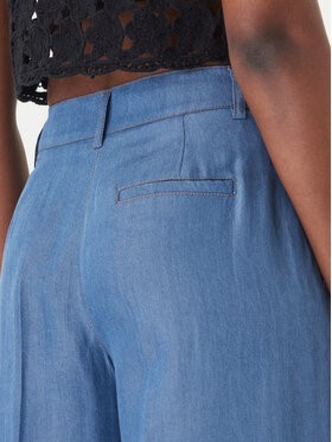 Fracomina Spodnie palazzo FS26SV3005D46901 Niebieski Wide Leg