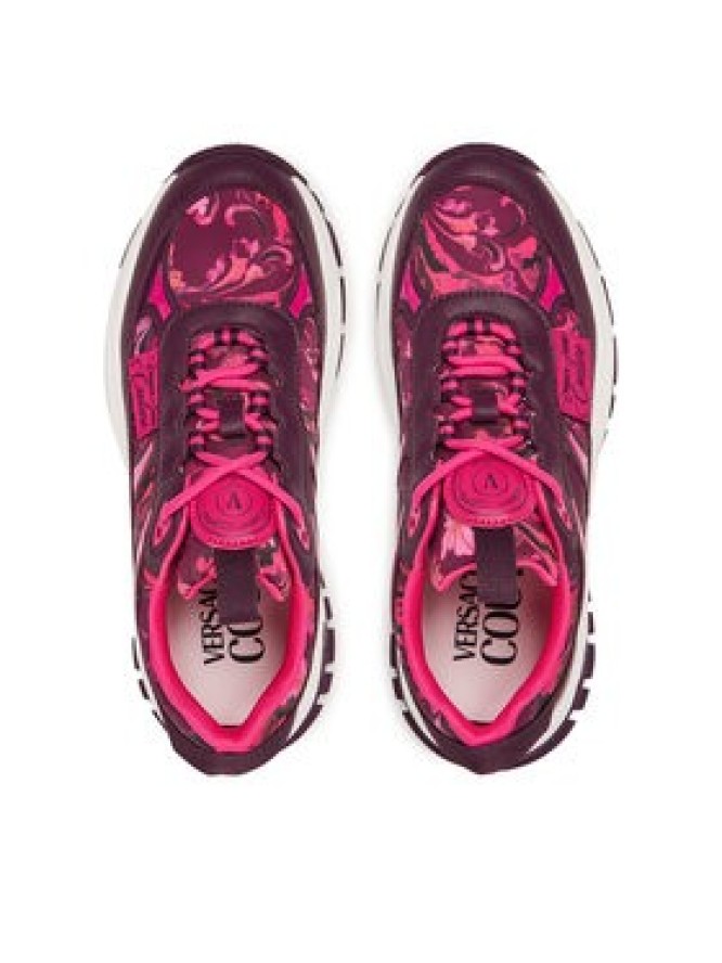 Versace Jeans Couture Sneakersy 79VA3SVG Bordowy