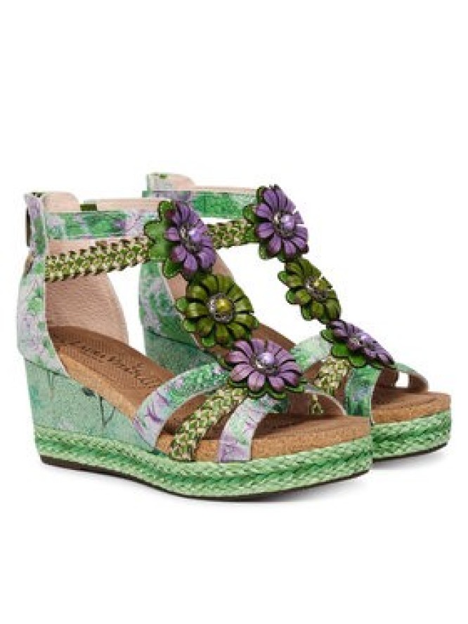 Laura Vita Sandały Facyo 72 Zielony