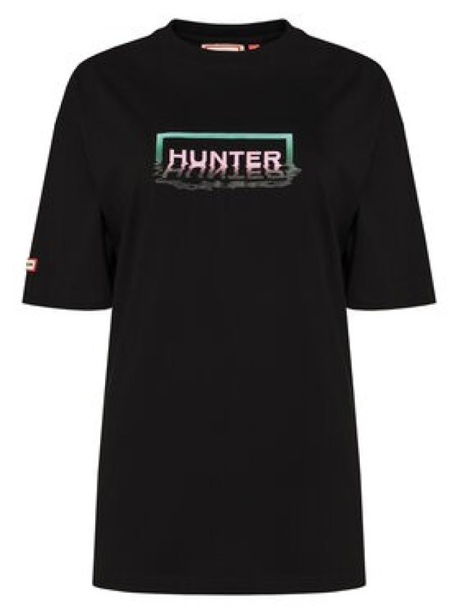 Hunter T-Shirt Abele UNISEX HARU0007251 Czarny Regular Fit