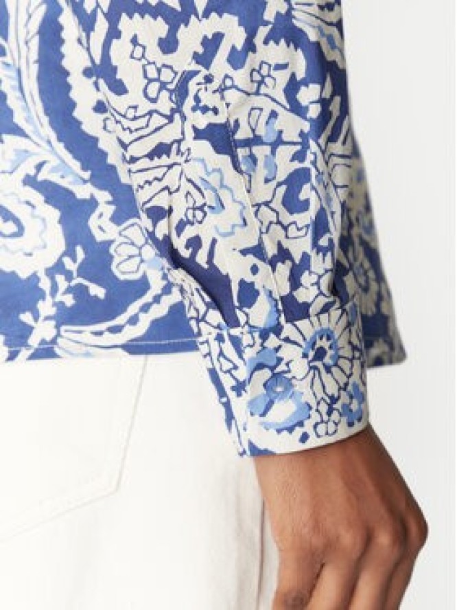 Luisa Spagnoli Koszula Bonifico 541847 Niebieski Regular Fit