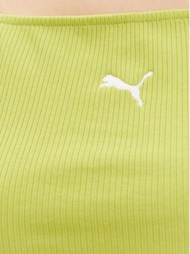 Puma Top Ess 629771 Zielony Slim Fit