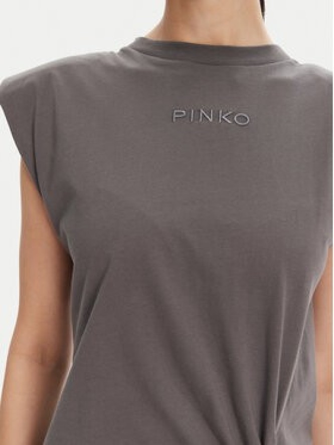 PINKO Sukienka codzienna 104614 A2HE Szary Regular Fit