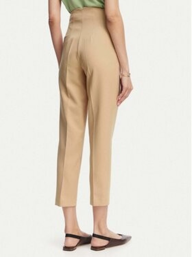 ACCESS FASHION Spodnie materiałowe 63-5132-135 Beżowy Regular Fit