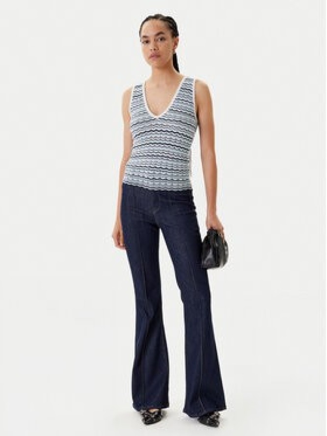 Morgan Top 251-MINKO Niebieski Regular Fit