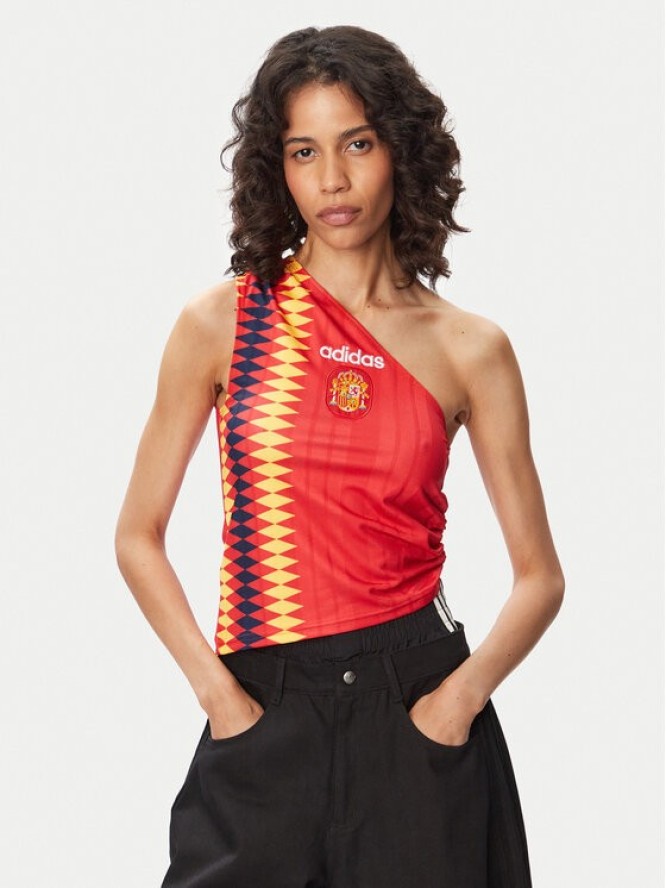 adidas Top Spain Reconstructed Bringback KE2292 Czerwony Slim Fit