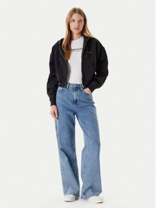 Tommy Jeans Bluza Linear DW0DW21163 Czarny Boxy Fit