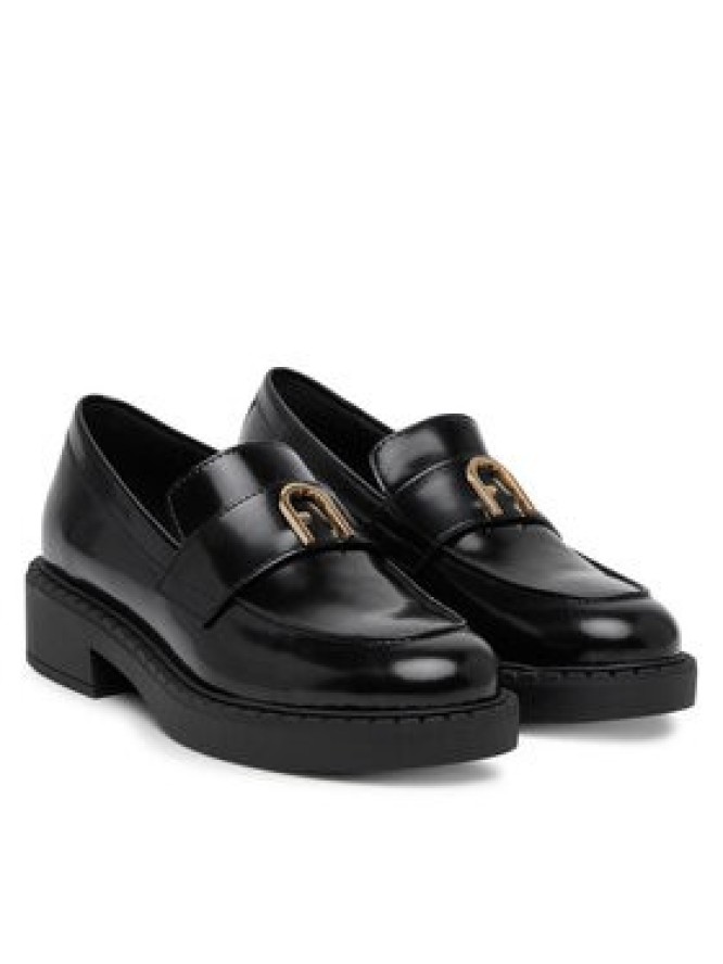 Furla Loafersy New Legacy YJ81FNL BX4042 AL O6000 Czarny