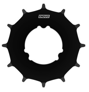 Enduo Cargo zębatka 24T do Nexus/Alfine - Czarna