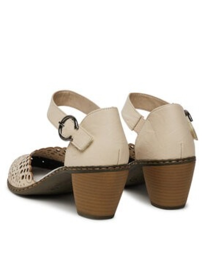 Rieker Półbuty 40902-60 Beżowy