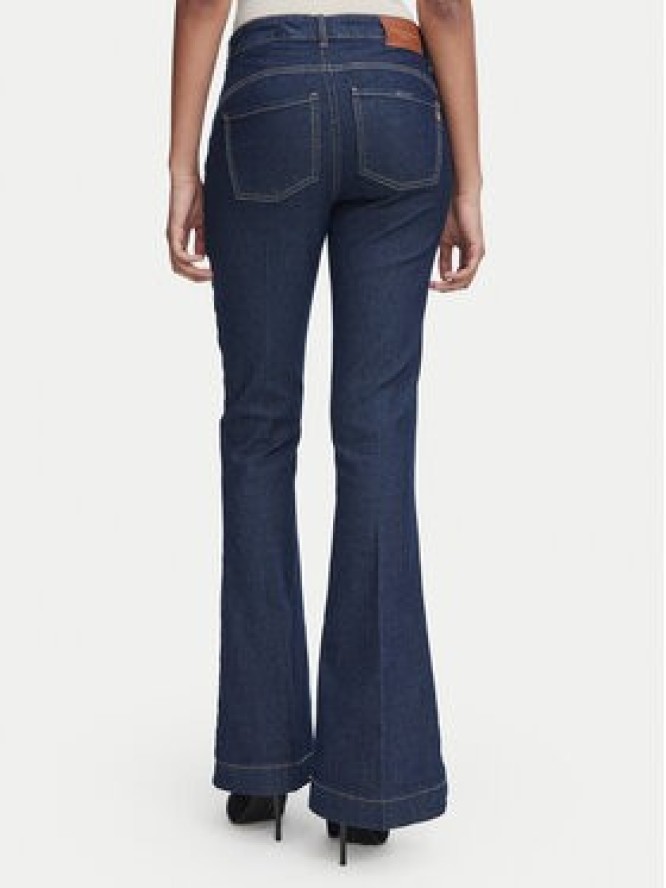 Rinascimento Jeansy CFC0129957003 Niebieski Bootcut Fit