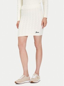 Guess Spódnica ołówkowa V5BD03 Z0572 Beżowy Regular Fit