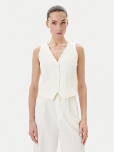 Rinascimento Kamizelka CFC0123672003 Écru Regular Fit