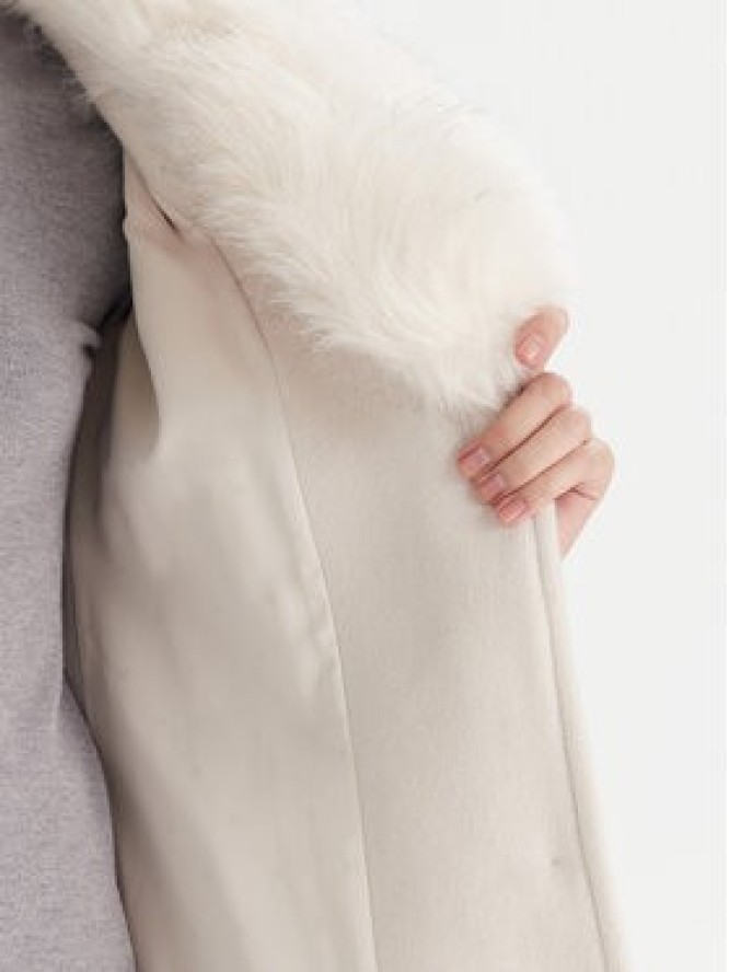 Marciano Guess Płaszcz wełniany 5BGL26 1799Z Écru Regular Fit