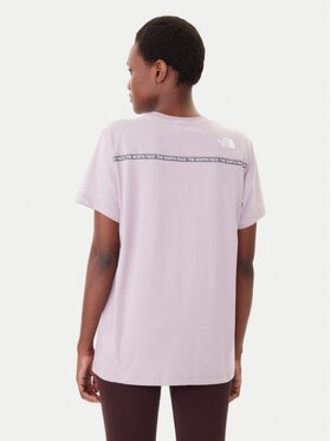 The North Face T-Shirt Zumu NF0A87DJ Fioletowy Regular Fit