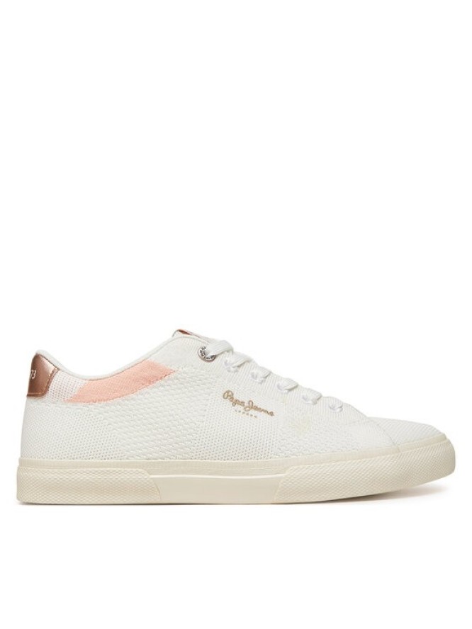 Pepe Jeans Sneakersy Kenton Knit PLS31601 Biały