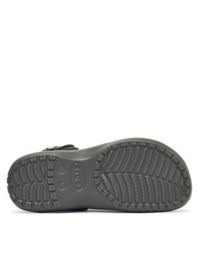 Crocs Klapki Classic Platform Buckle Clog 213230 Szary